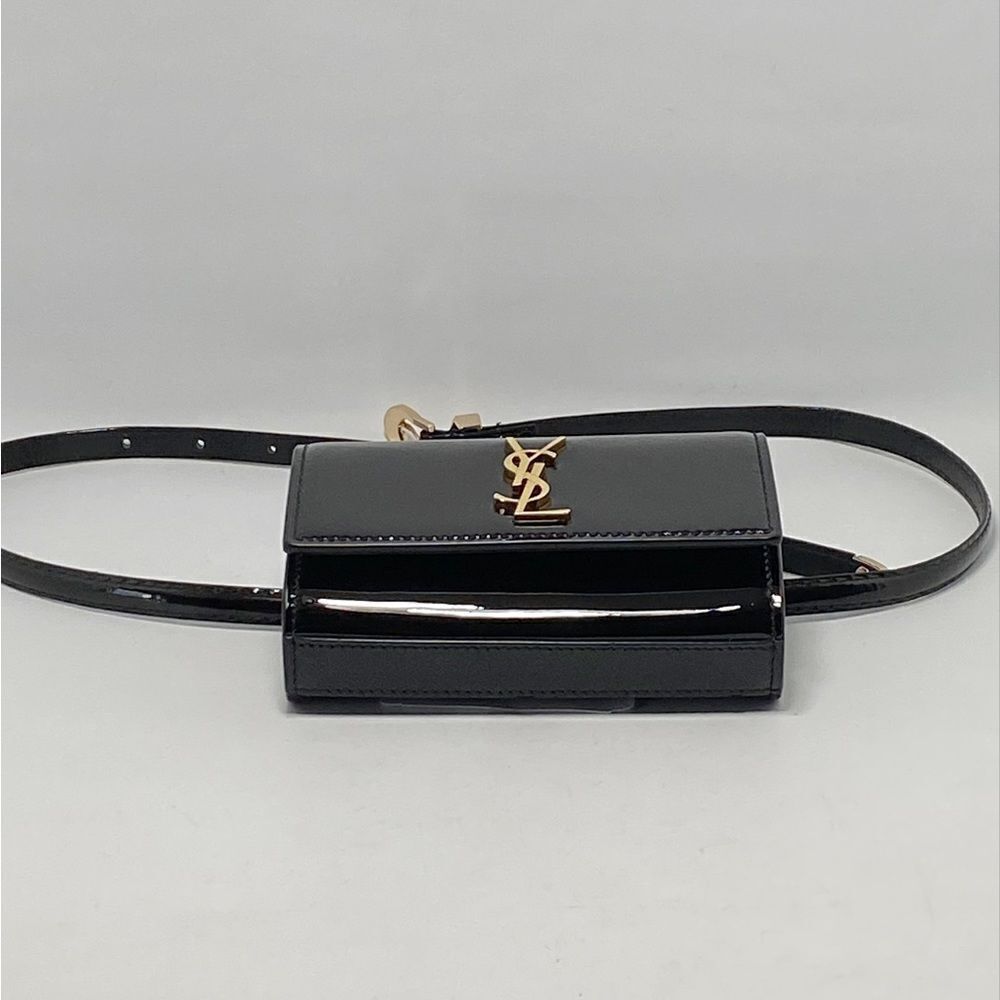 Saint Laurent Mini Kate Patent Leather Belt Bag - Picture 5 of 12